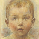 Clara, pastel on paper, 29,7 x 42 cm. Private collection.