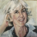 Woman, oil on canvas, 25x25 cm, € 275,-