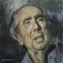 Philip Roth, oil on canvas, 25x25 cm, € 495